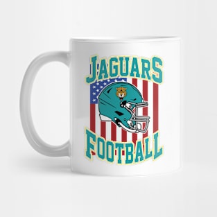 Retro Jaguars Football Mug